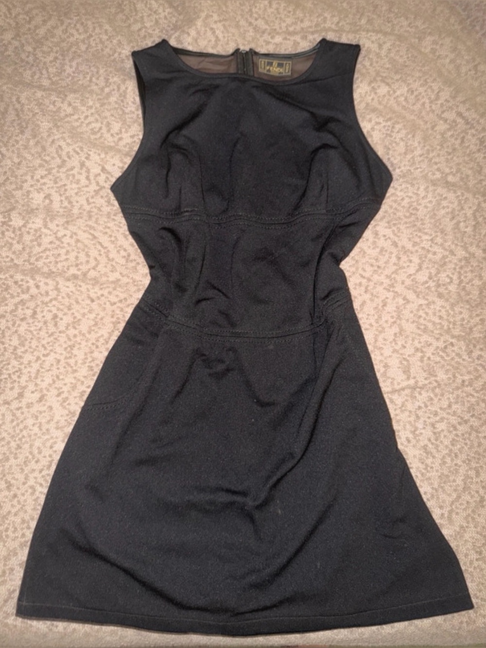 Vintage Fendi Jeans Women's Black Dress - Classic Luxury
